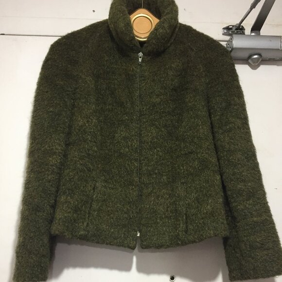 VINTAGE MARIELLA BURANI AMULETI WOOL BLEND JACKETS SIZE 8 - Picture 6 of 9